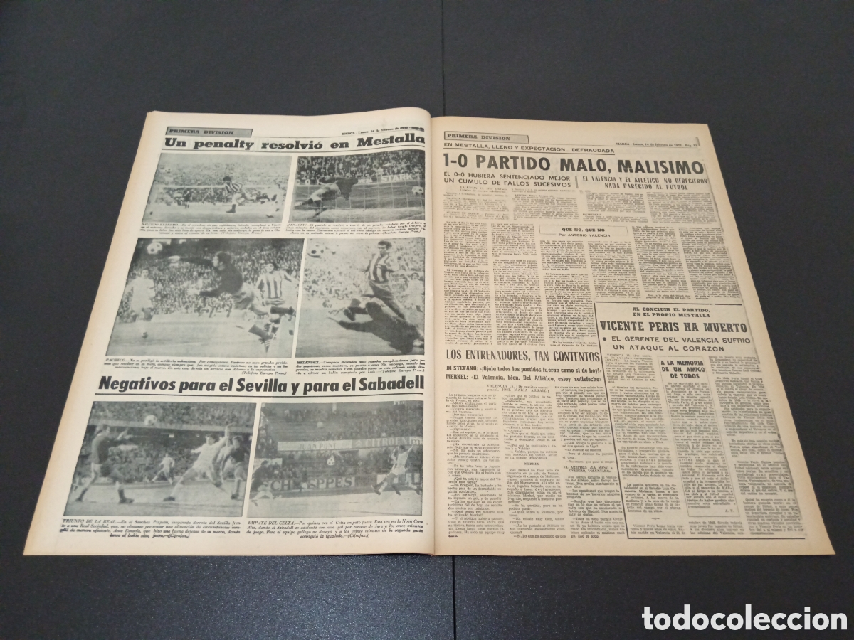 Coleccionismo deportivo: MARCA 14/02/1972 - Foto 6