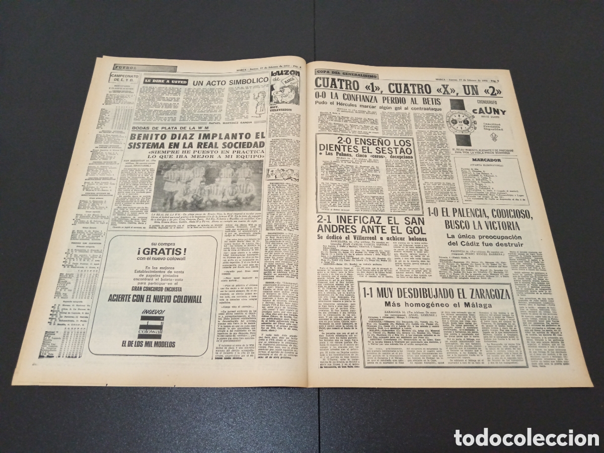 Coleccionismo deportivo: MARCA 17/03/1972 - Foto 3