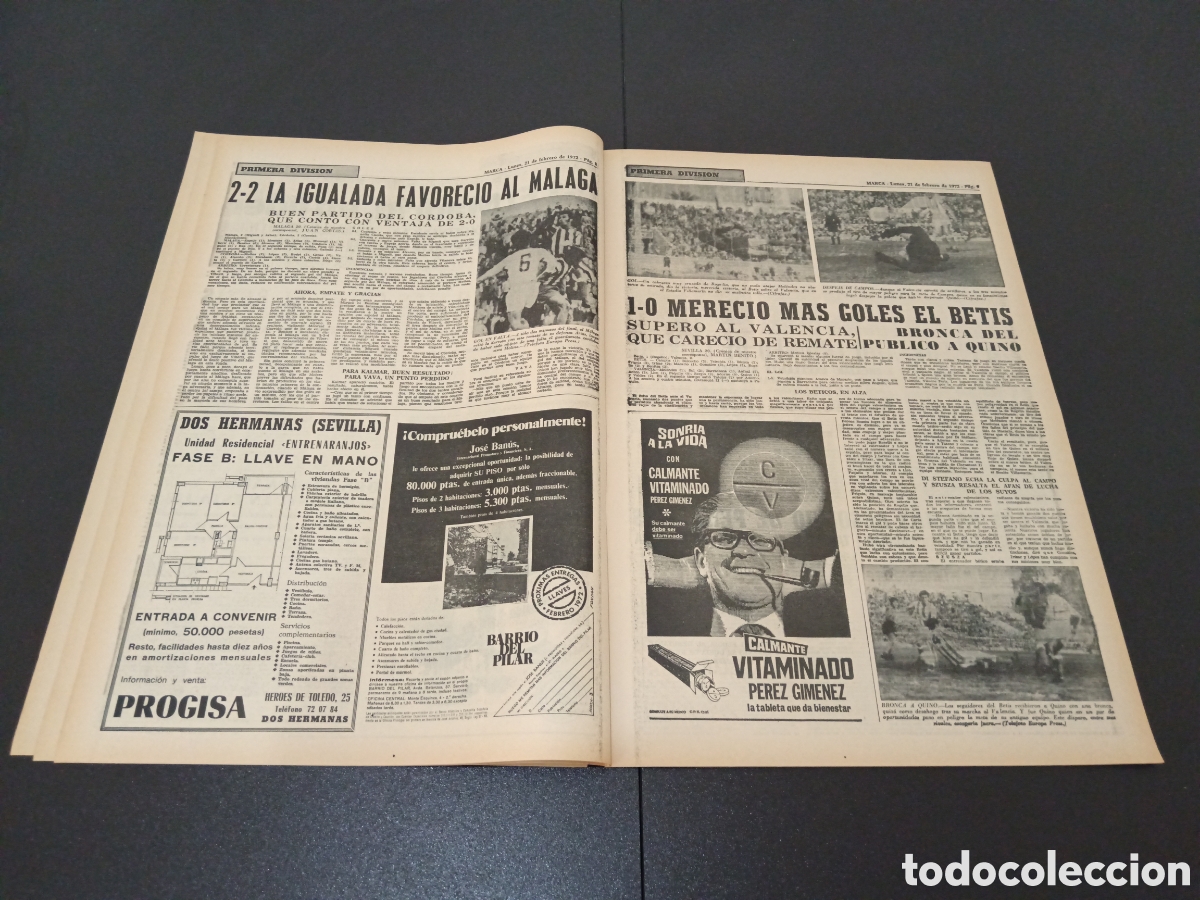 Coleccionismo deportivo: MARCA 21/02/1972 - Foto 5