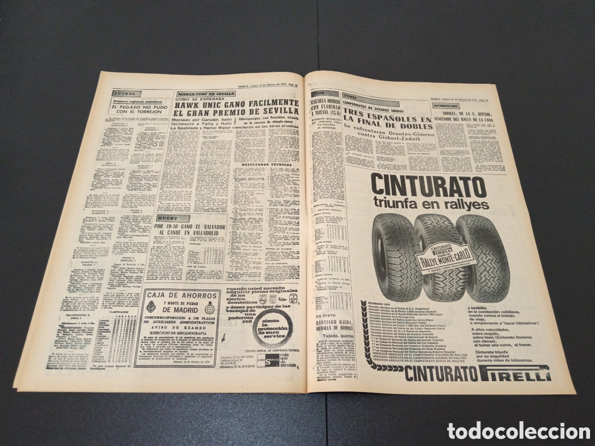 Coleccionismo deportivo: MARCA 21/02/1972 - Foto 10