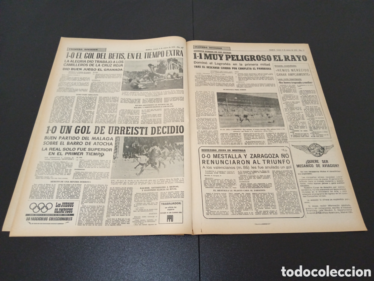 Coleccionismo deportivo: MARCA 06/03/1972 - Foto 7