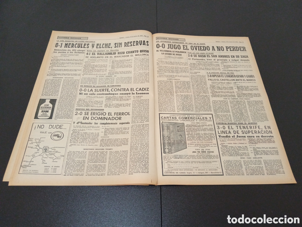 Coleccionismo deportivo: MARCA 06/03/1972 - Foto 8