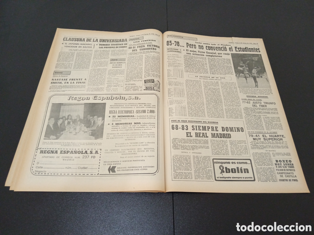 Coleccionismo deportivo: MARCA 06/03/1972 - Foto 12