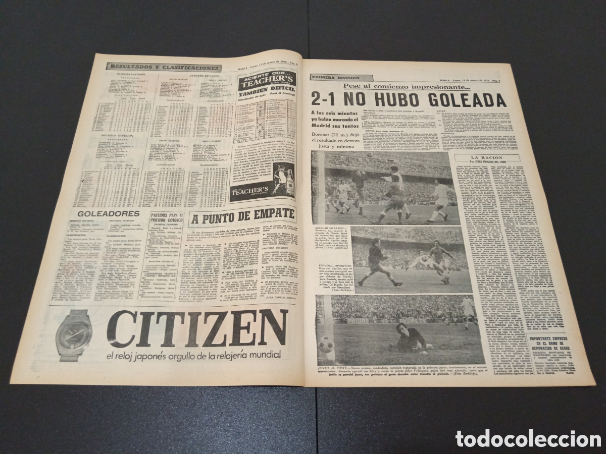 Coleccionismo deportivo: MARCA 13/03/1972 - Foto 2