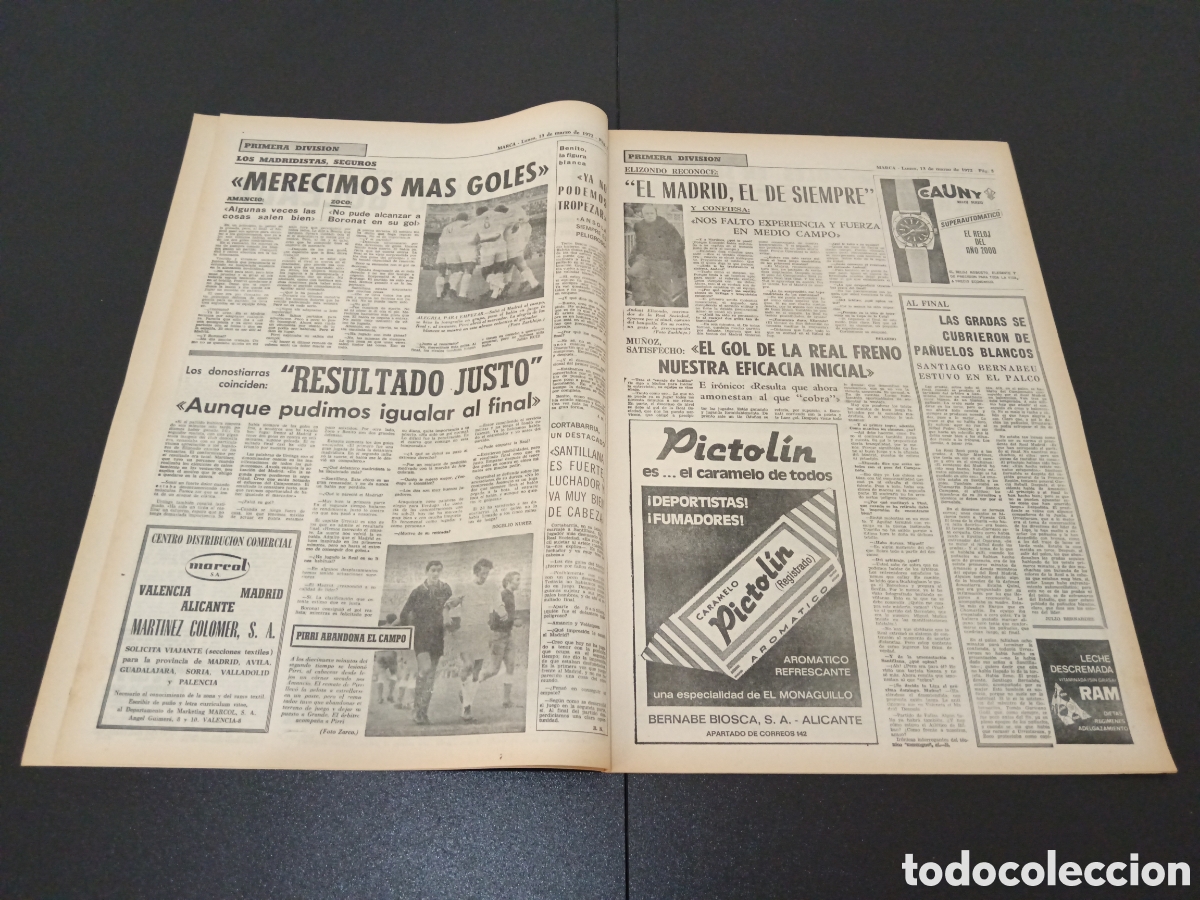 Coleccionismo deportivo: MARCA 13/03/1972 - Foto 3