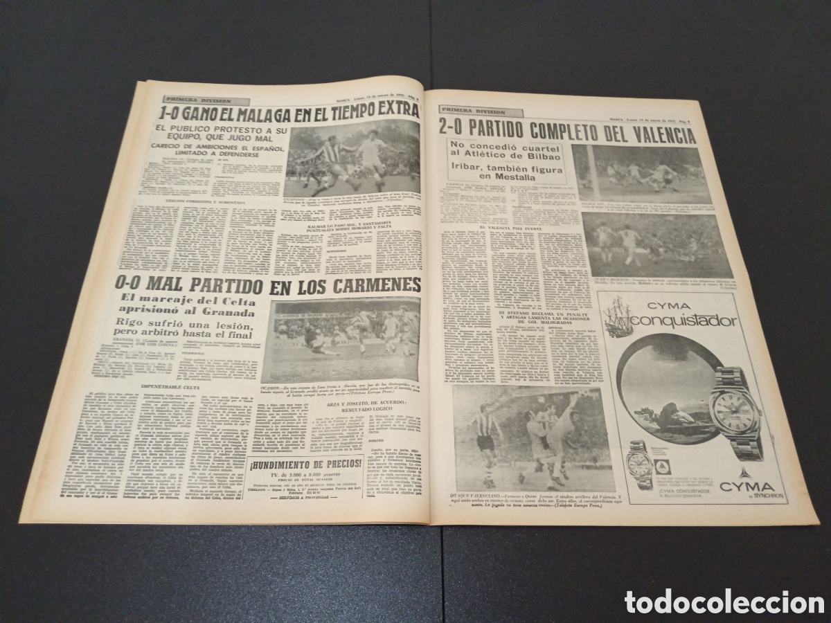 Coleccionismo deportivo: MARCA 13/03/1972 - Foto 5