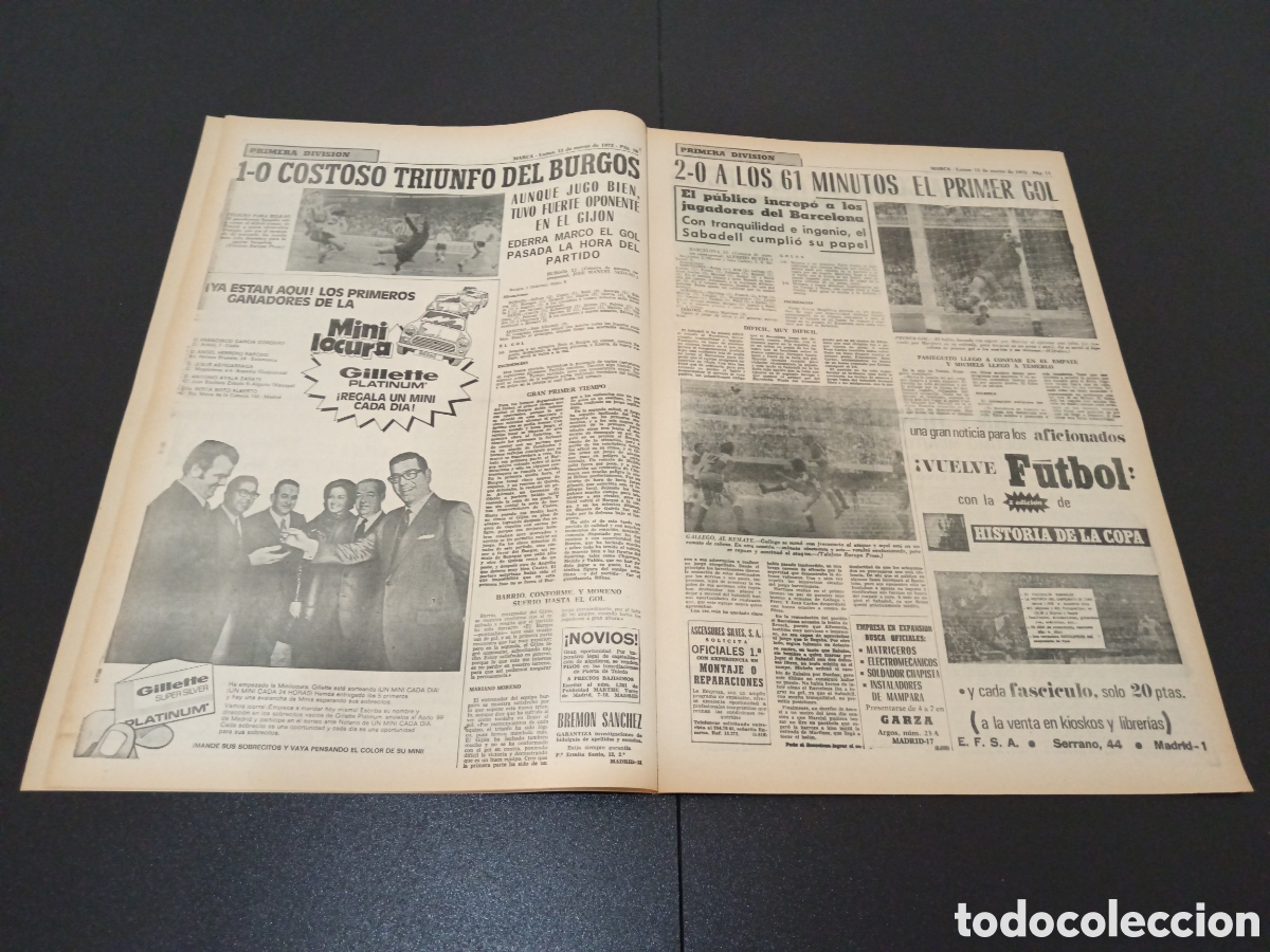 Coleccionismo deportivo: MARCA 13/03/1972 - Foto 6