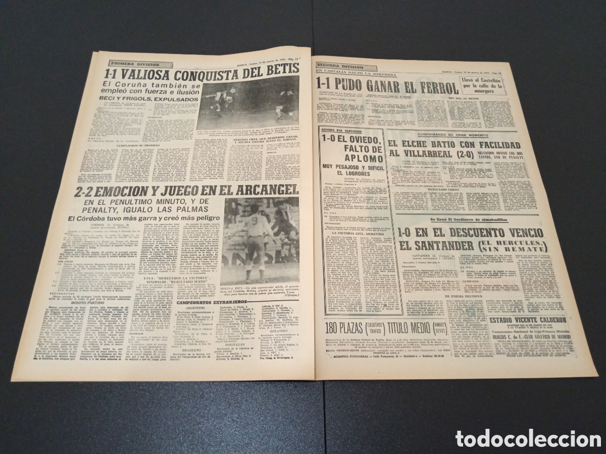 Coleccionismo deportivo: MARCA 13/03/1972 - Foto 7
