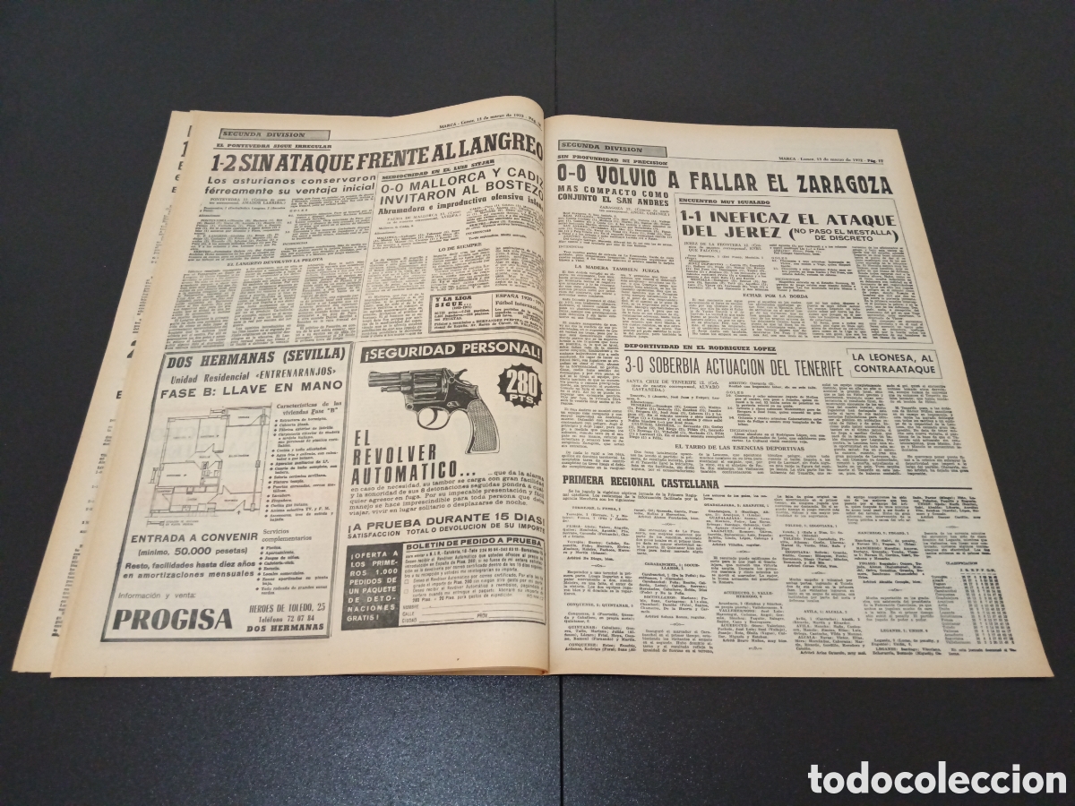 Coleccionismo deportivo: MARCA 13/03/1972 - Foto 9