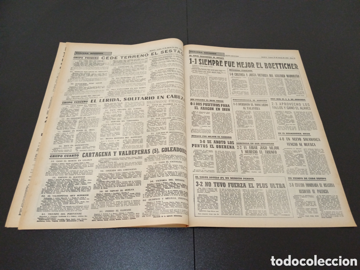 Coleccionismo deportivo: MARCA 13/03/1972 - Foto 10