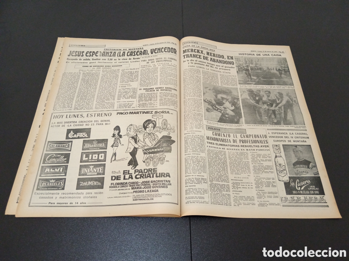 Coleccionismo deportivo: MARCA 13/03/1972 - Foto 11