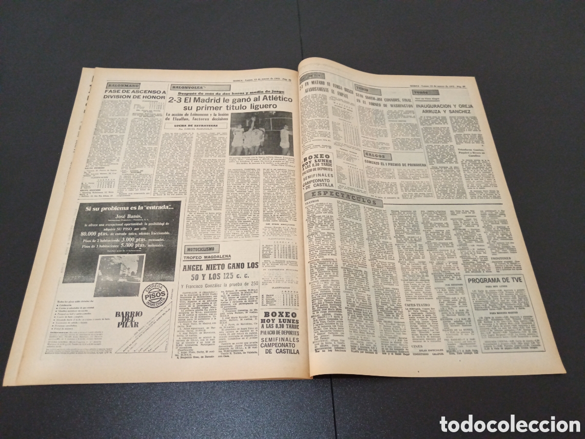 Coleccionismo deportivo: MARCA 13/03/1972 - Foto 13