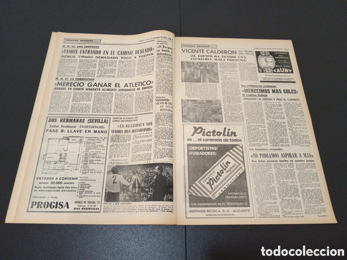 Coleccionismo deportivo: MARCA 20/03/1972 - Foto 3