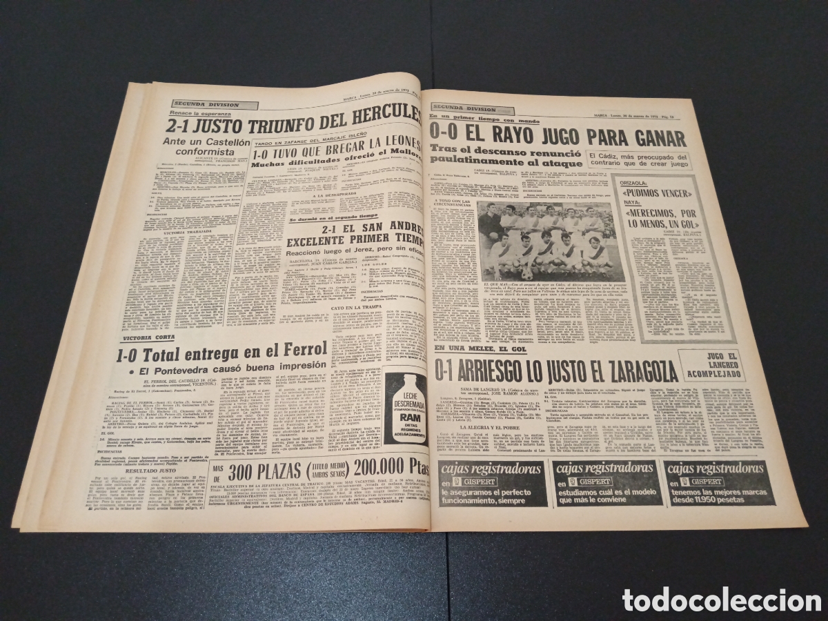 Coleccionismo deportivo: MARCA 20/03/1972 - Foto 7