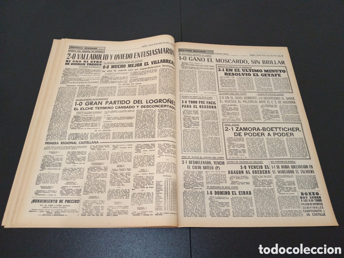 Coleccionismo deportivo: MARCA 20/03/1972 - Foto 9
