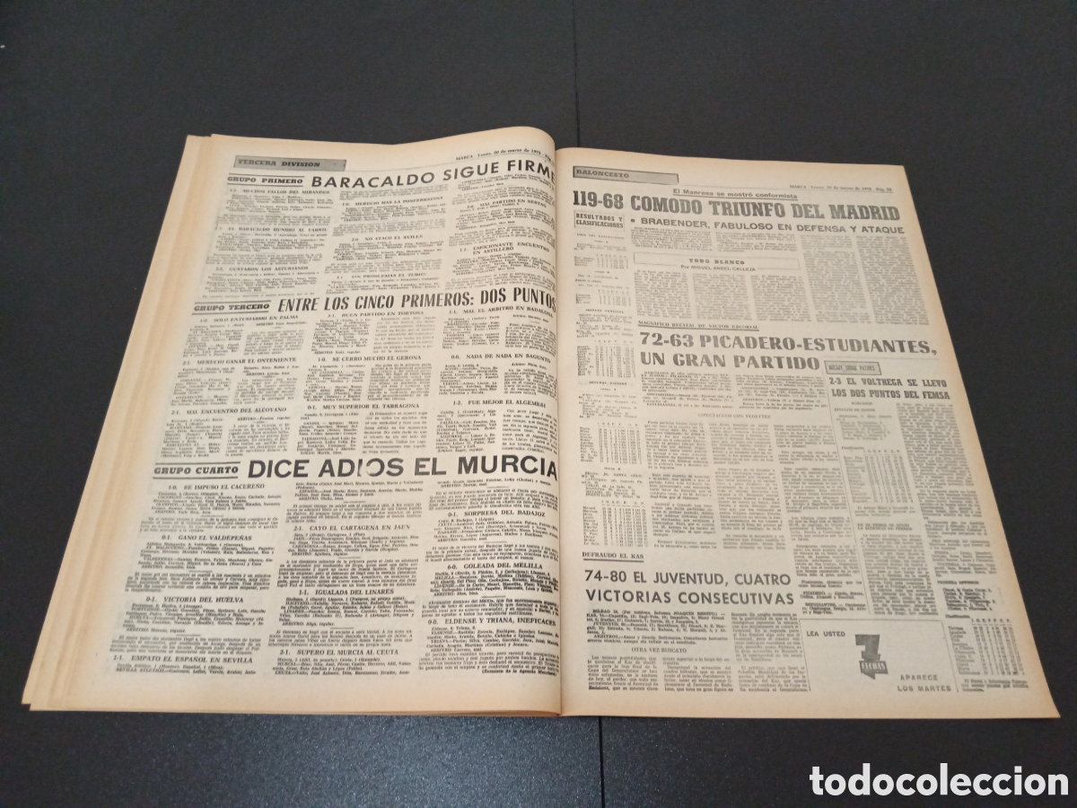 Coleccionismo deportivo: MARCA 20/03/1972 - Foto 10