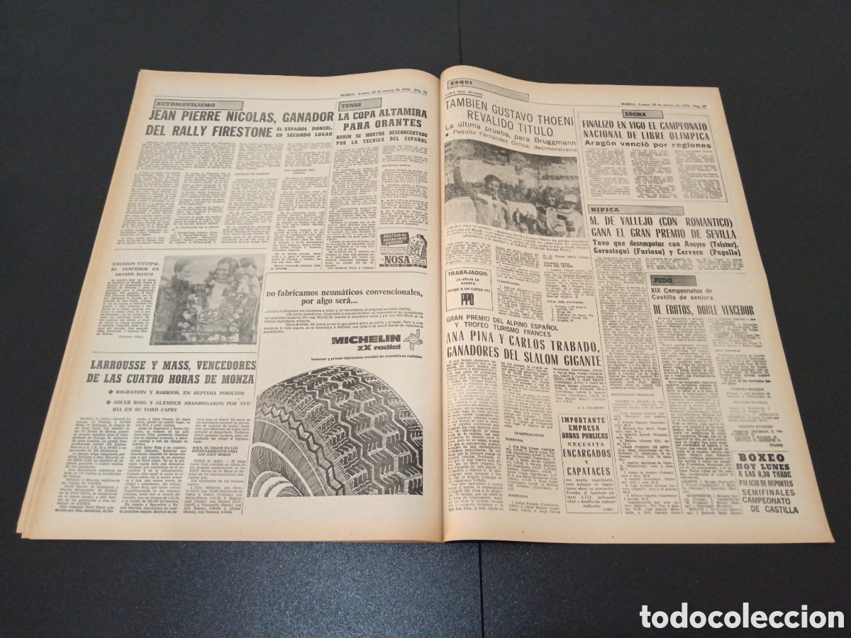 Coleccionismo deportivo: MARCA 20/03/1972 - Foto 11