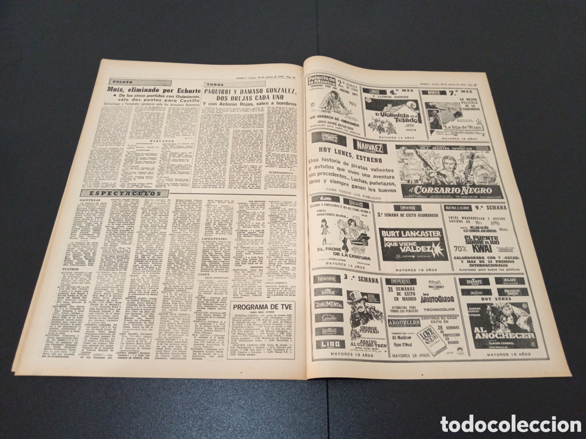 Coleccionismo deportivo: MARCA 20/03/1972 - Foto 12