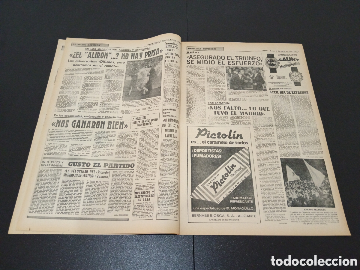 Coleccionismo deportivo: MARCA 27/03/1972 - Foto 3