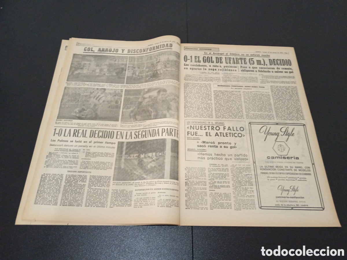 Coleccionismo deportivo: MARCA 27/03/1972 - Foto 4