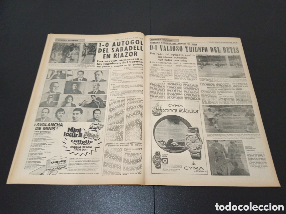 Coleccionismo deportivo: MARCA 27/03/1972 - Foto 5