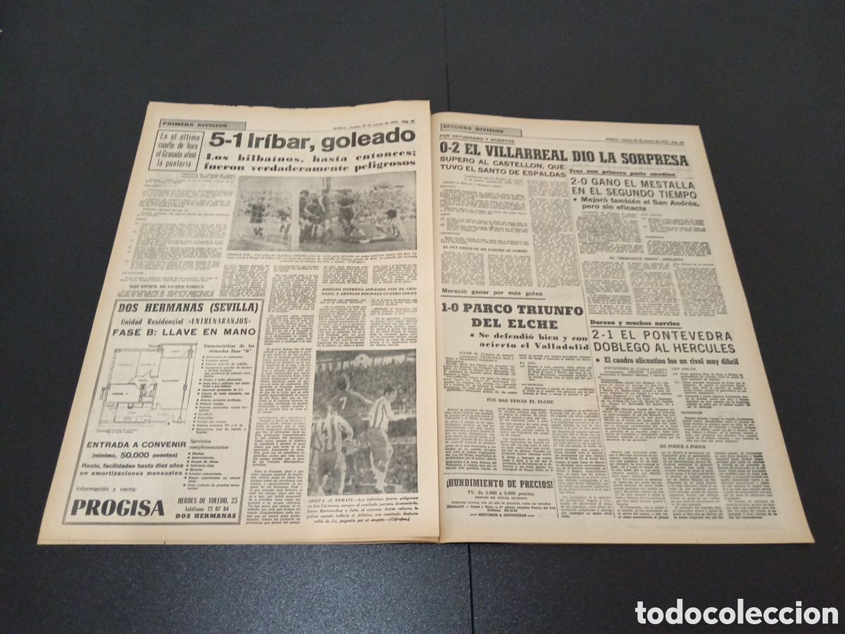 Coleccionismo deportivo: MARCA 27/03/1972 - Foto 7