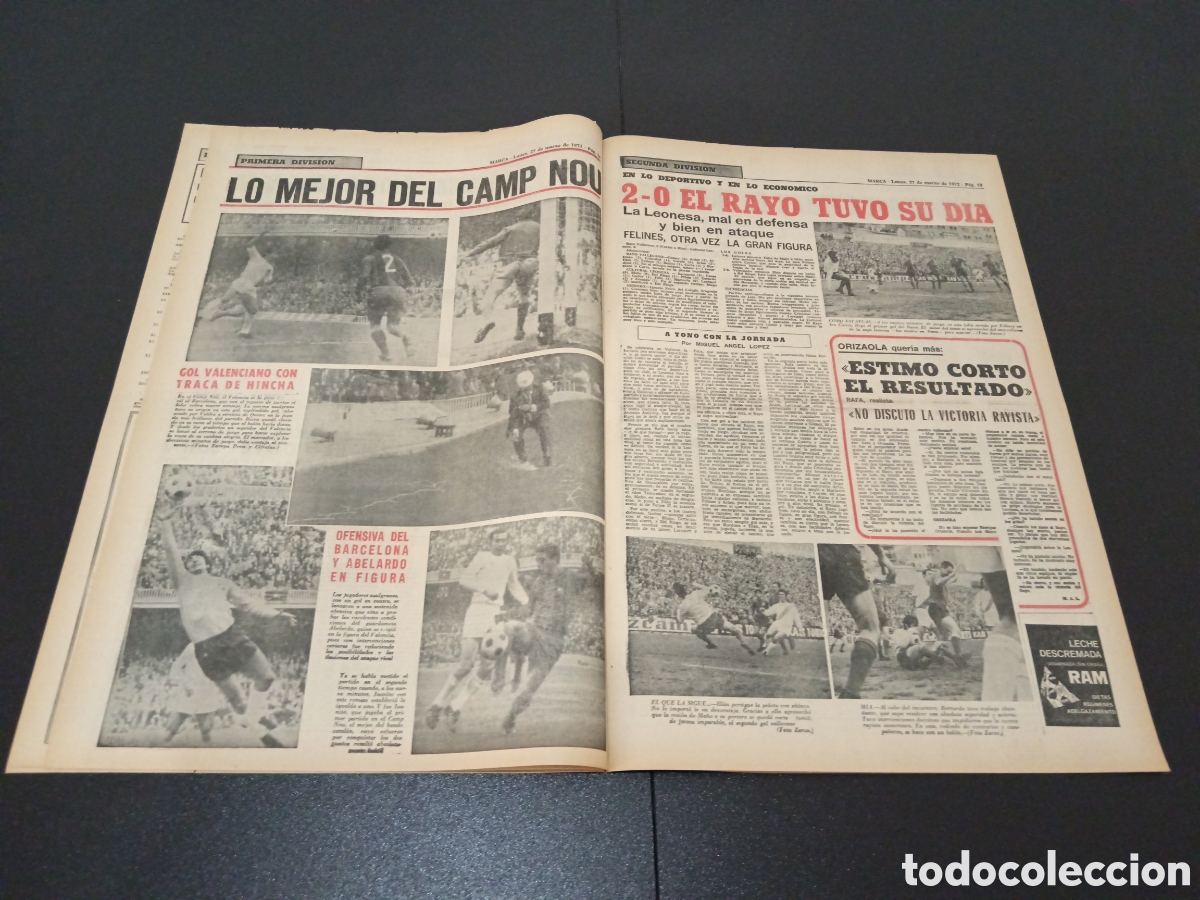Coleccionismo deportivo: MARCA 27/03/1972 - Foto 8