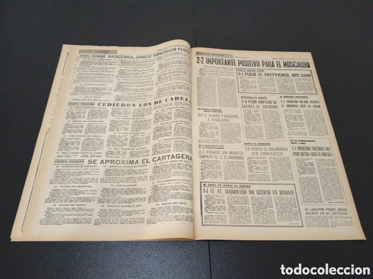 Coleccionismo deportivo: MARCA 27/03/1972 - Foto 10