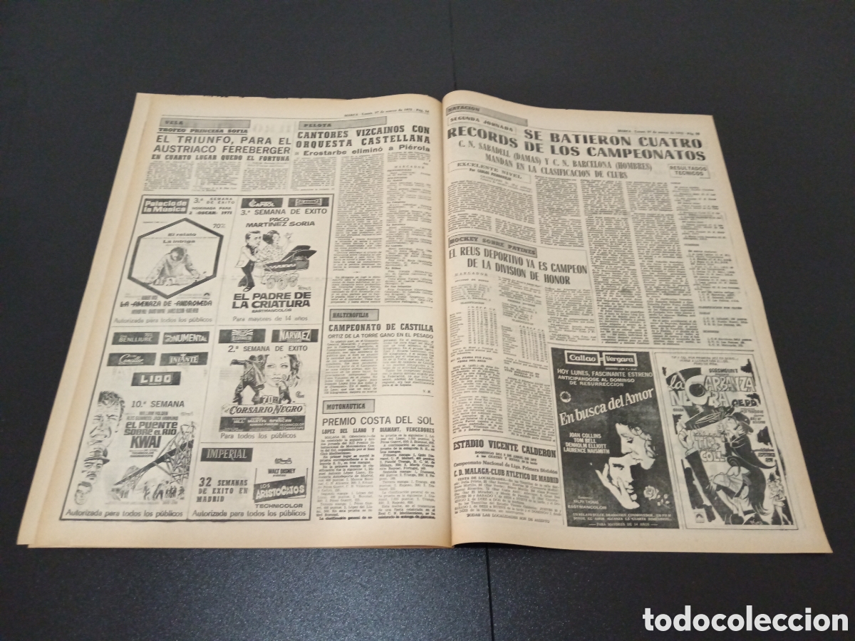 Coleccionismo deportivo: MARCA 27/03/1972 - Foto 12