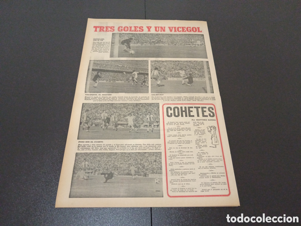 Coleccionismo deportivo: MARCA 27/03/1972 - Foto 14