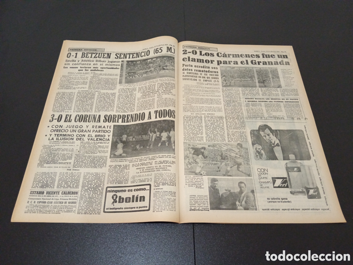 Coleccionismo deportivo: MARCA 10/04/1972 - Foto 6