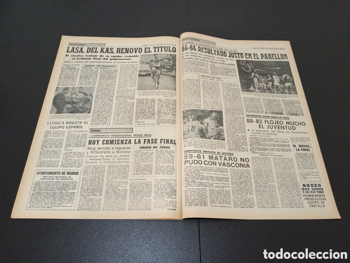 Coleccionismo deportivo: MARCA 10/04/1972 - Foto 12