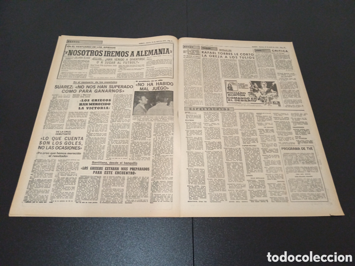 Coleccionismo deportivo: MARCA 13/04/1972 - Foto 3