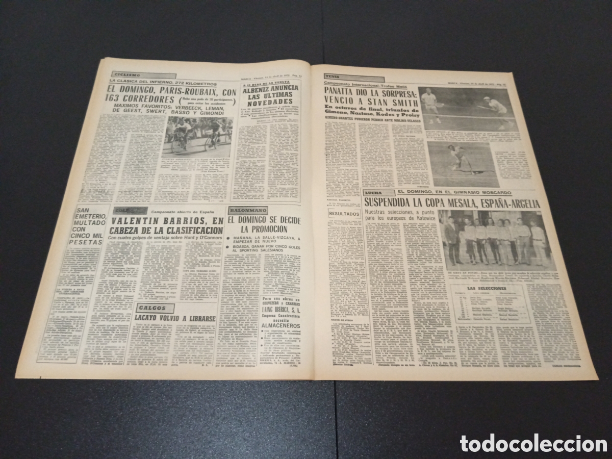 Coleccionismo deportivo: MARCA 14/04/1972 - Foto 3