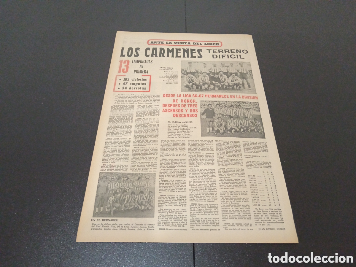 Coleccionismo deportivo: MARCA 14/04/1972 - Foto 5