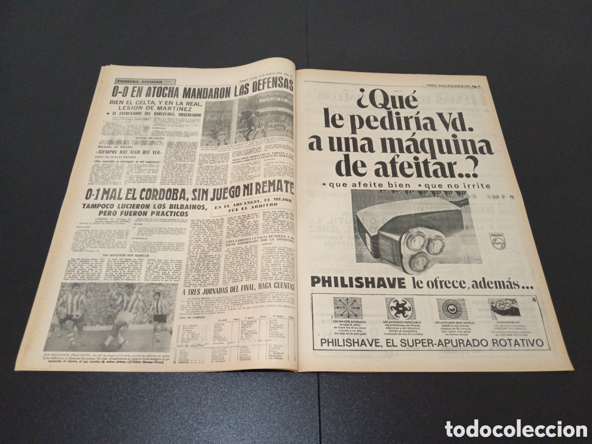 Coleccionismo deportivo: MARCA 24/04/1972 - Foto 6
