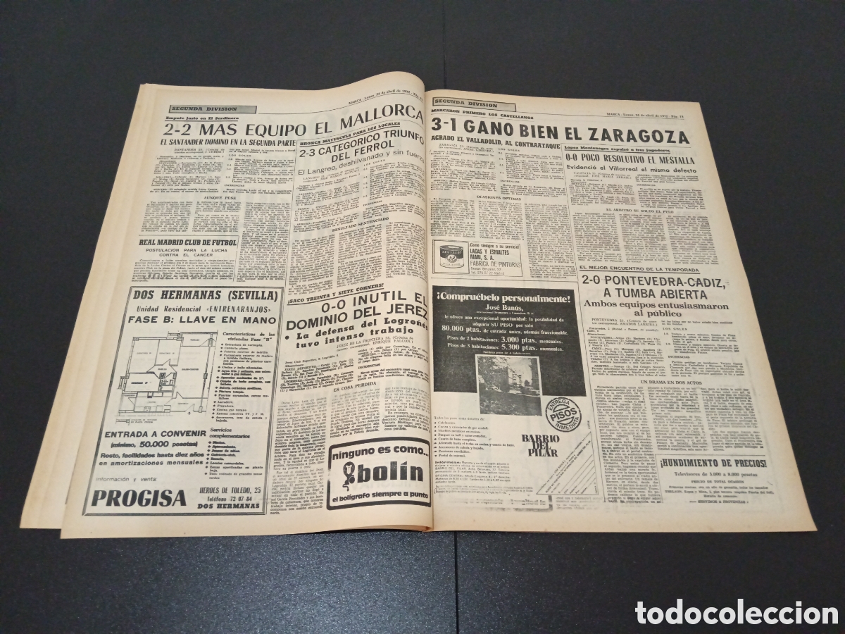Coleccionismo deportivo: MARCA 24/04/1972 - Foto 7