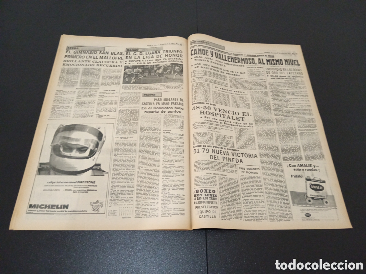 Coleccionismo deportivo: MARCA 24/04/1972 - Foto 11