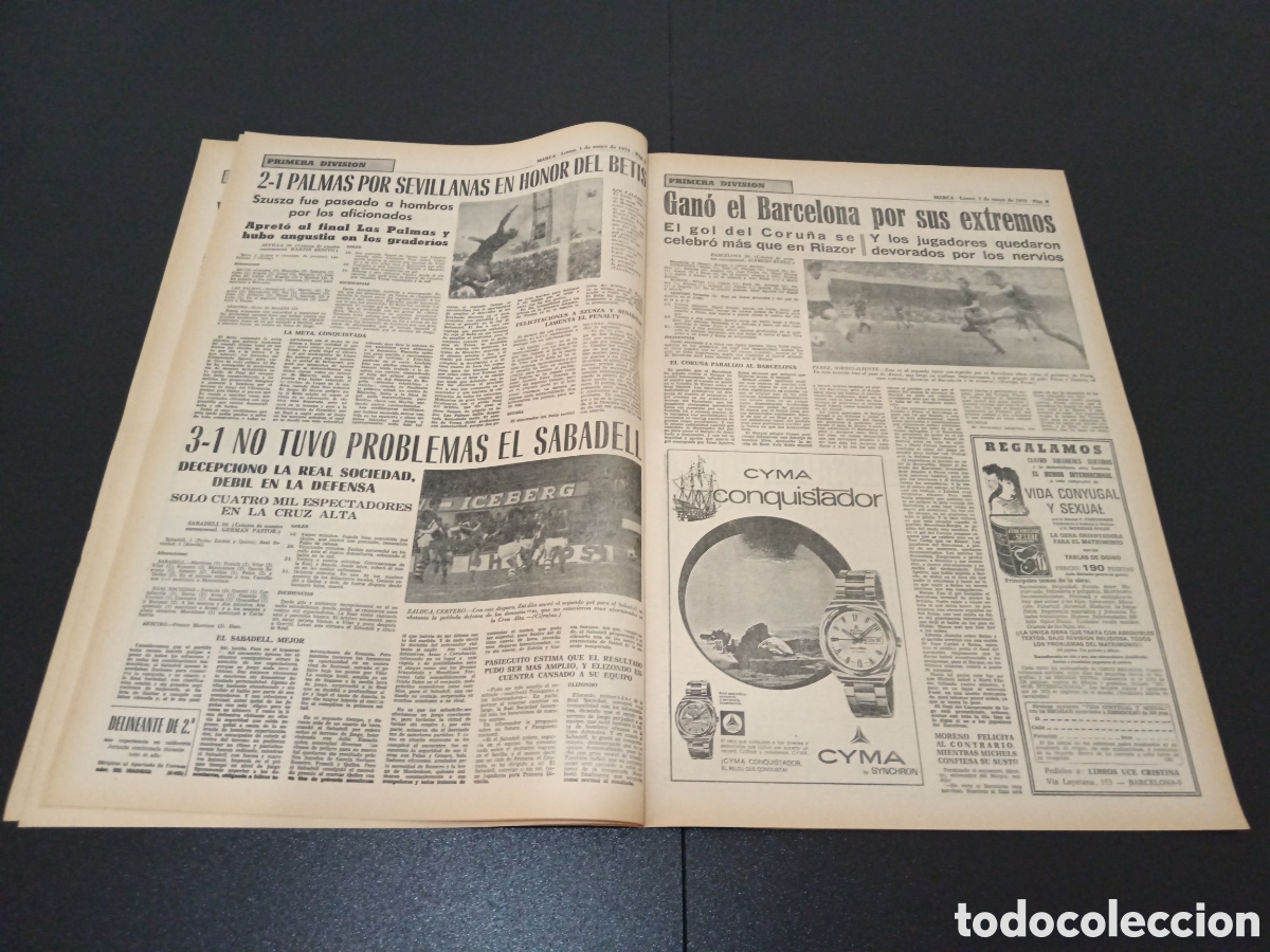 Coleccionismo deportivo: MARCA 01/05/1972 - Foto 5