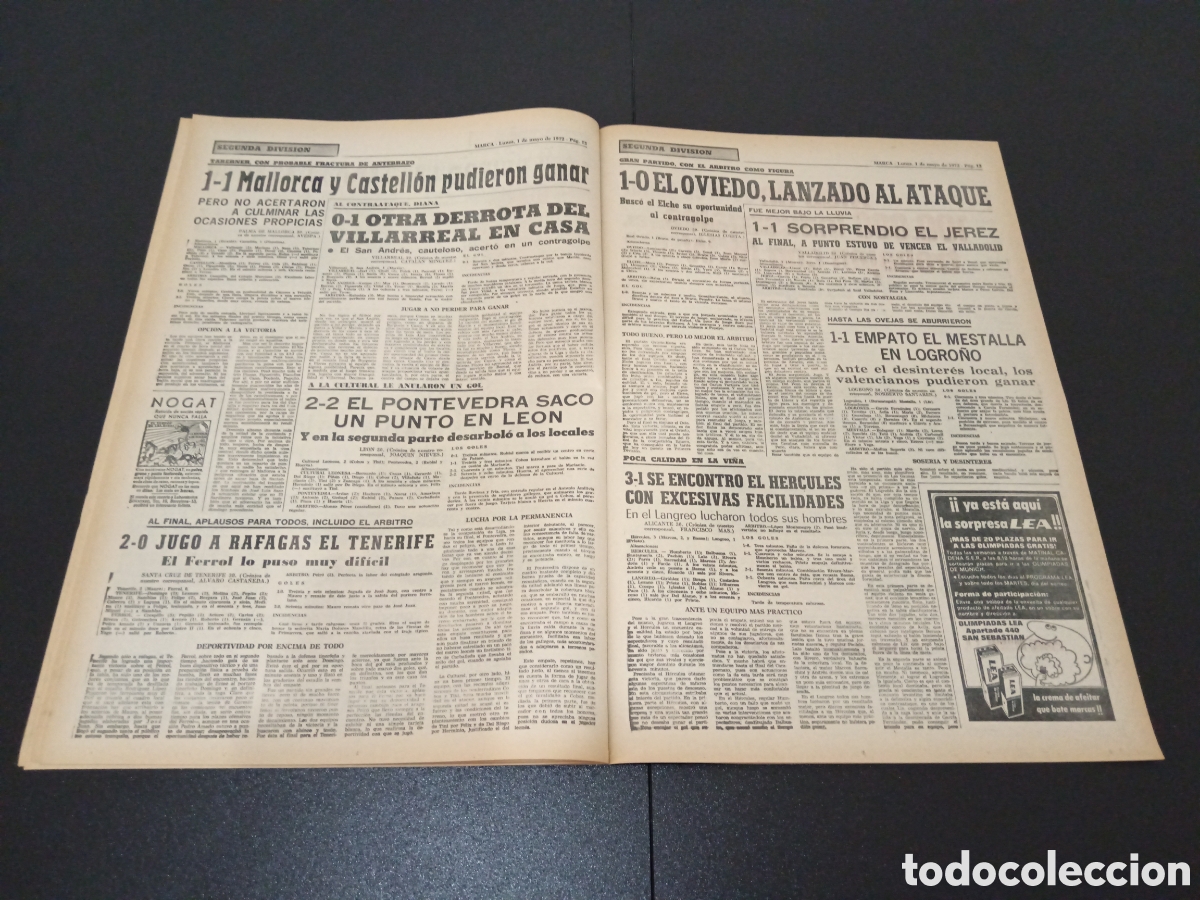 Coleccionismo deportivo: MARCA 01/05/1972 - Foto 7