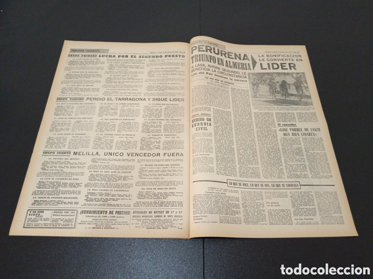 Coleccionismo deportivo: MARCA 01/05/1972 - Foto 10