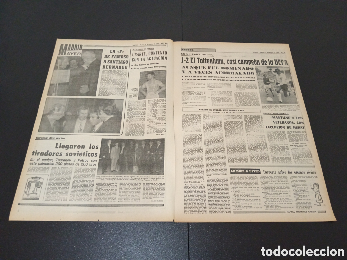 Coleccionismo deportivo: MARCA 04/05/1972 - Foto 2