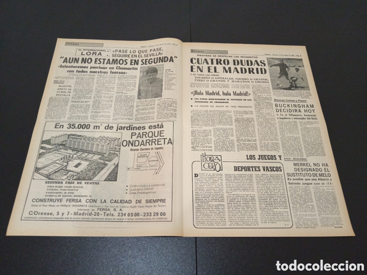 Coleccionismo deportivo: MARCA 12/05/1972 - Foto 2