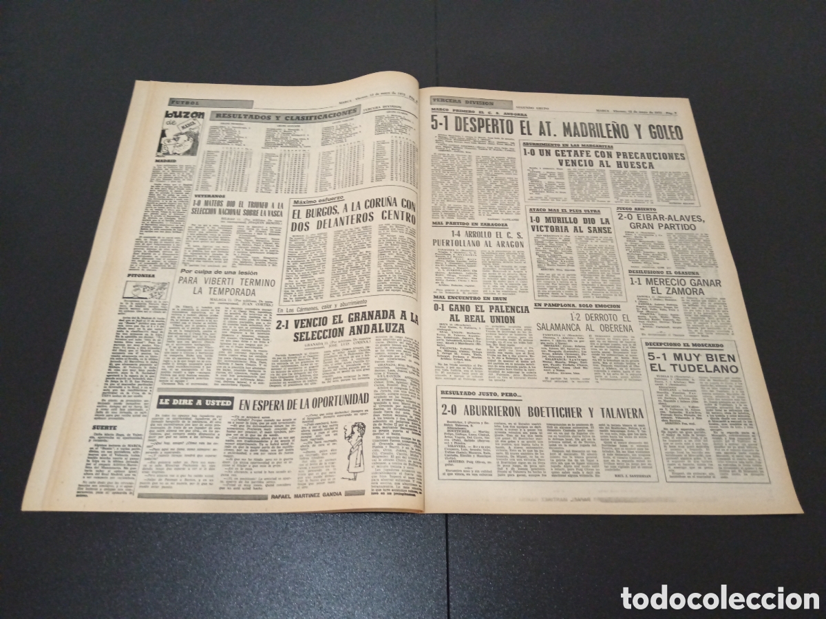 Coleccionismo deportivo: MARCA 12/05/1972 - Foto 4