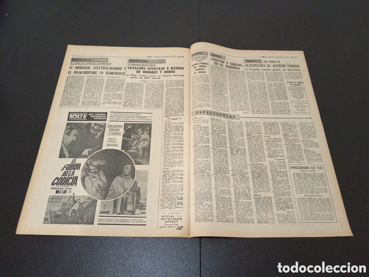 Coleccionismo deportivo: MARCA 12/05/1972 - Foto 8