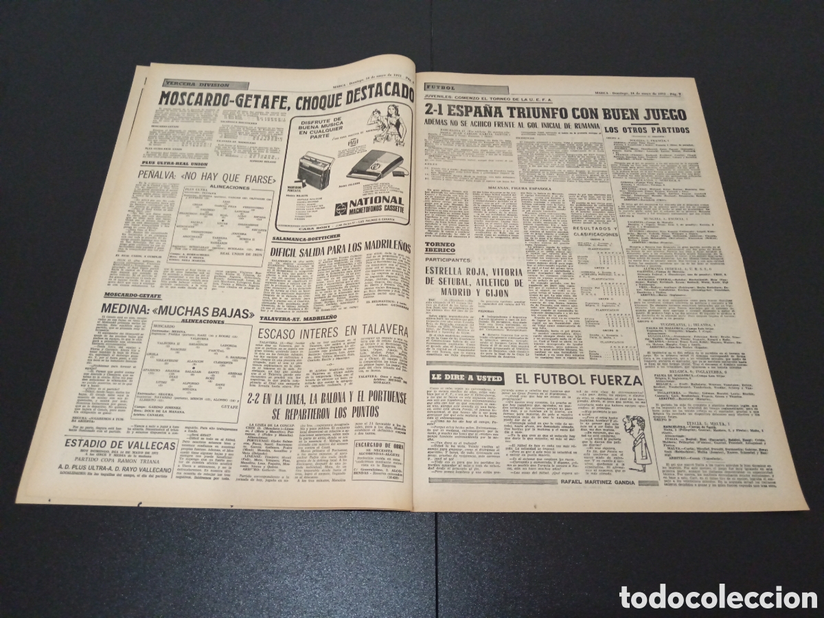 Coleccionismo deportivo: MARCA 14/05/1972 - Foto 3