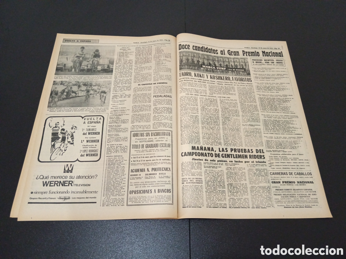 Coleccionismo deportivo: MARCA 14/05/1972 - Foto 6