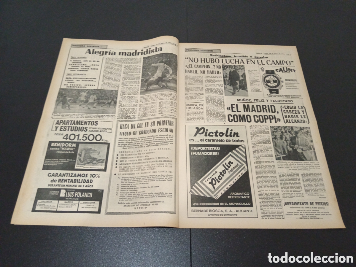 Coleccionismo deportivo: MARCA 15/05/1972 - Foto 3