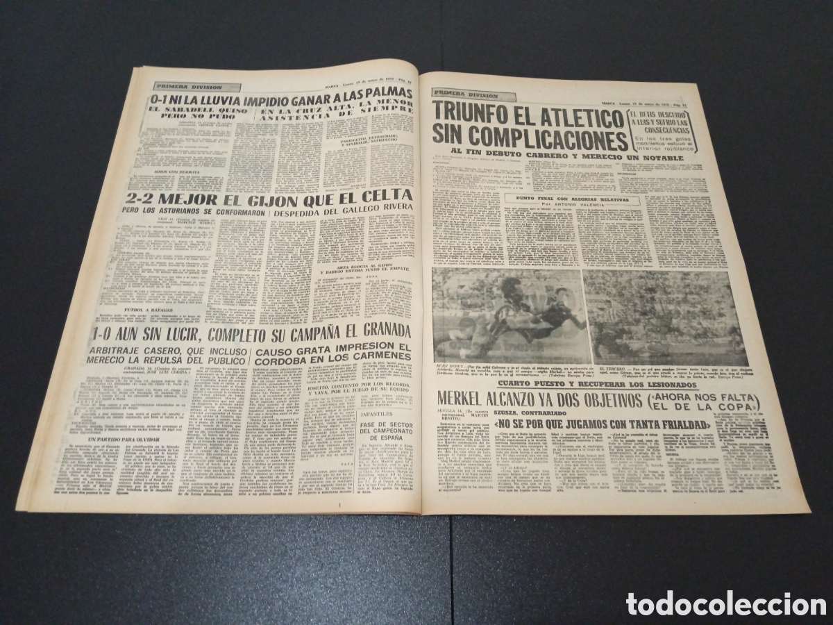 Coleccionismo deportivo: MARCA 15/05/1972 - Foto 6