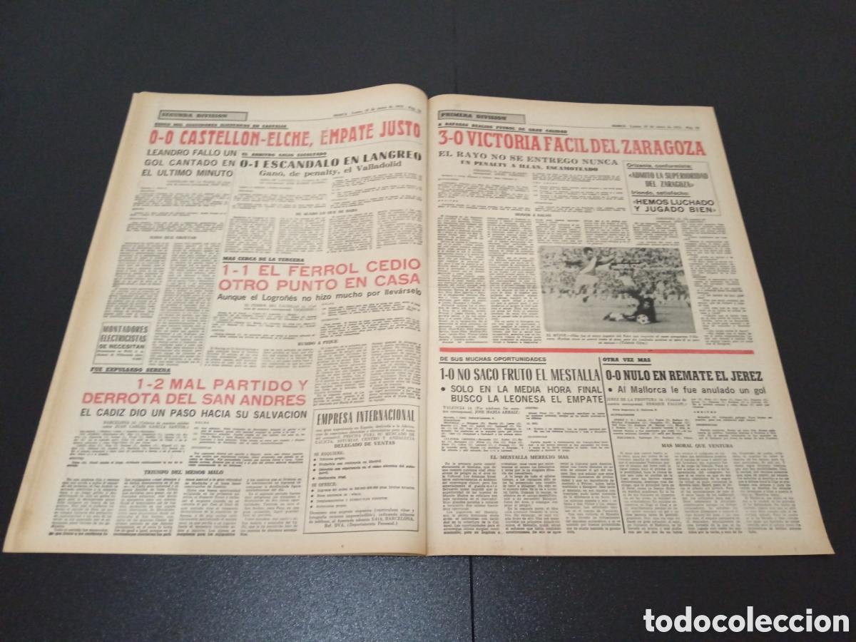 Coleccionismo deportivo: MARCA 15/05/1972 - Foto 8